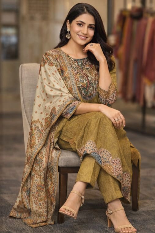 ES70_Cotton digital print kurta set