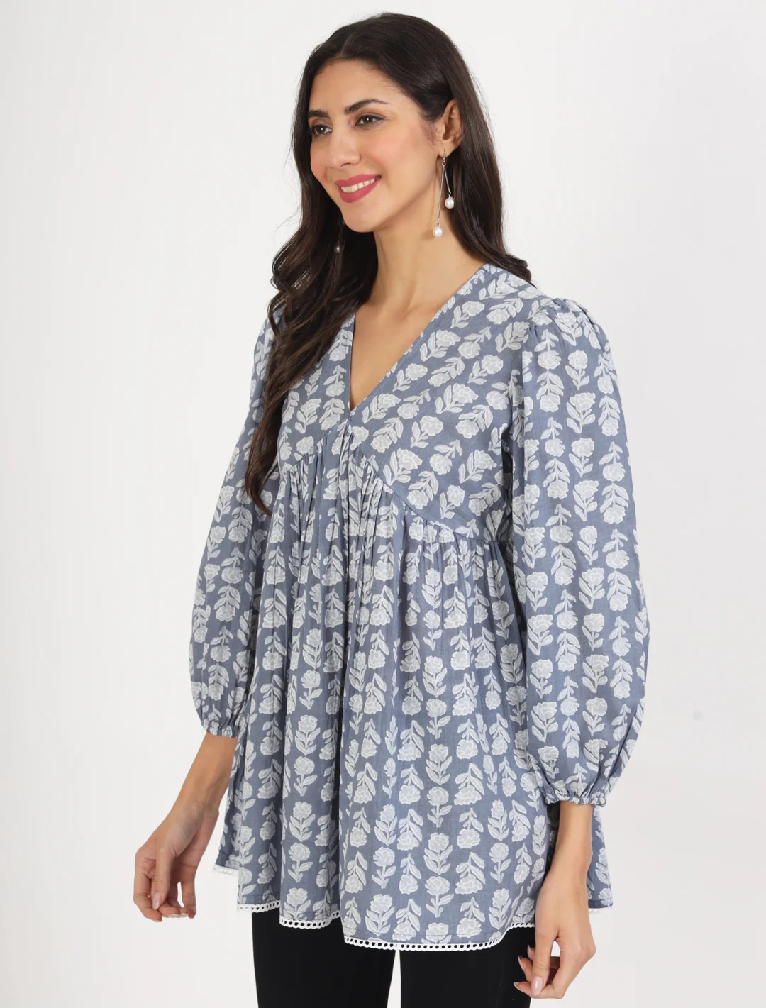 DR702_Peplum cut kurti