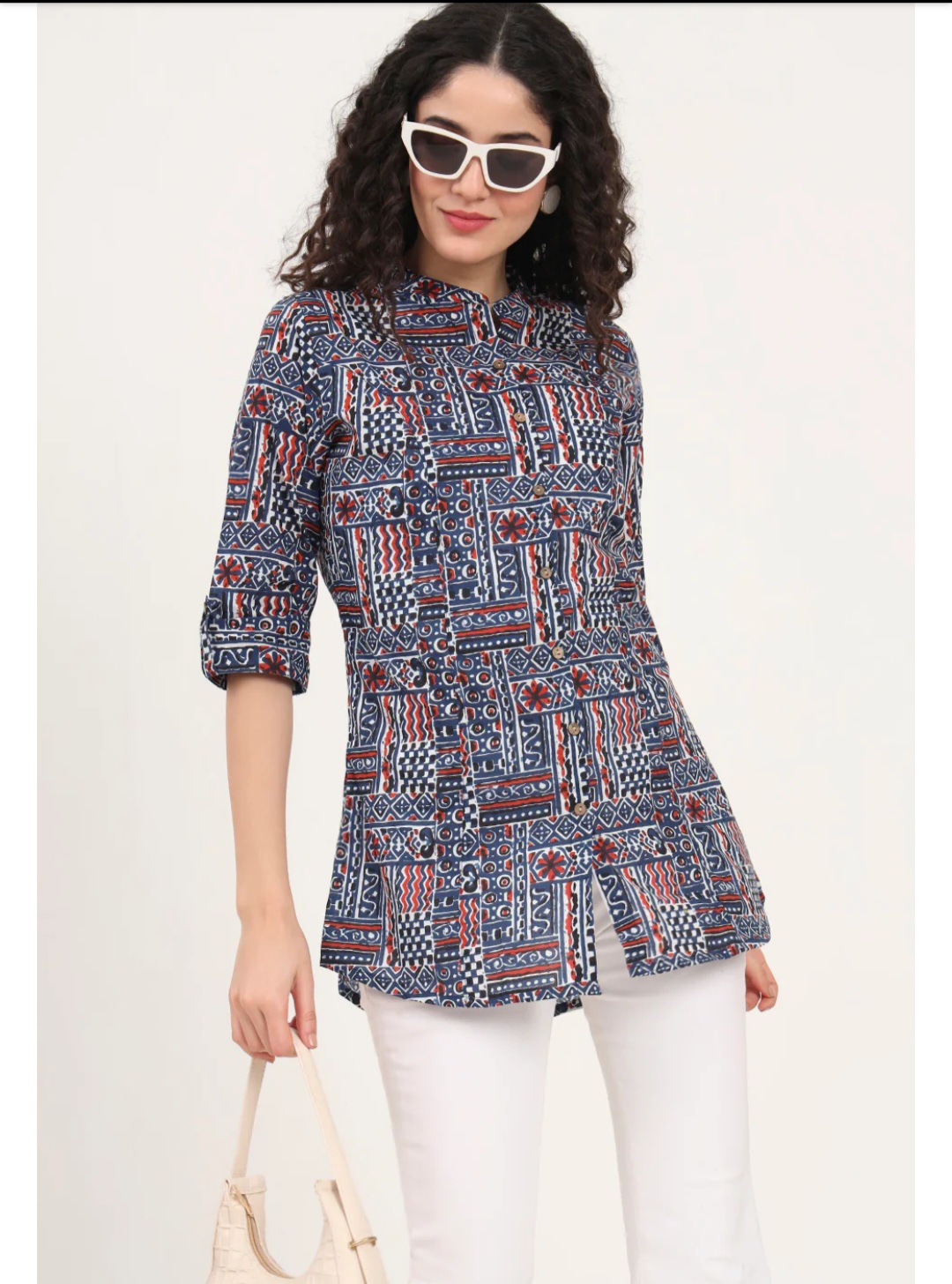 DR701_Cotton tunic up to 4XL
